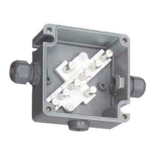 Boîte de dérivation en acier EEx e 4xM25x1,5/2xM25x1,5 8118/121-807