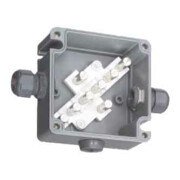 Boîte de dérivation en acier EEx e 4xM25x1,5/2xM25x1,5 8118/121-807-1