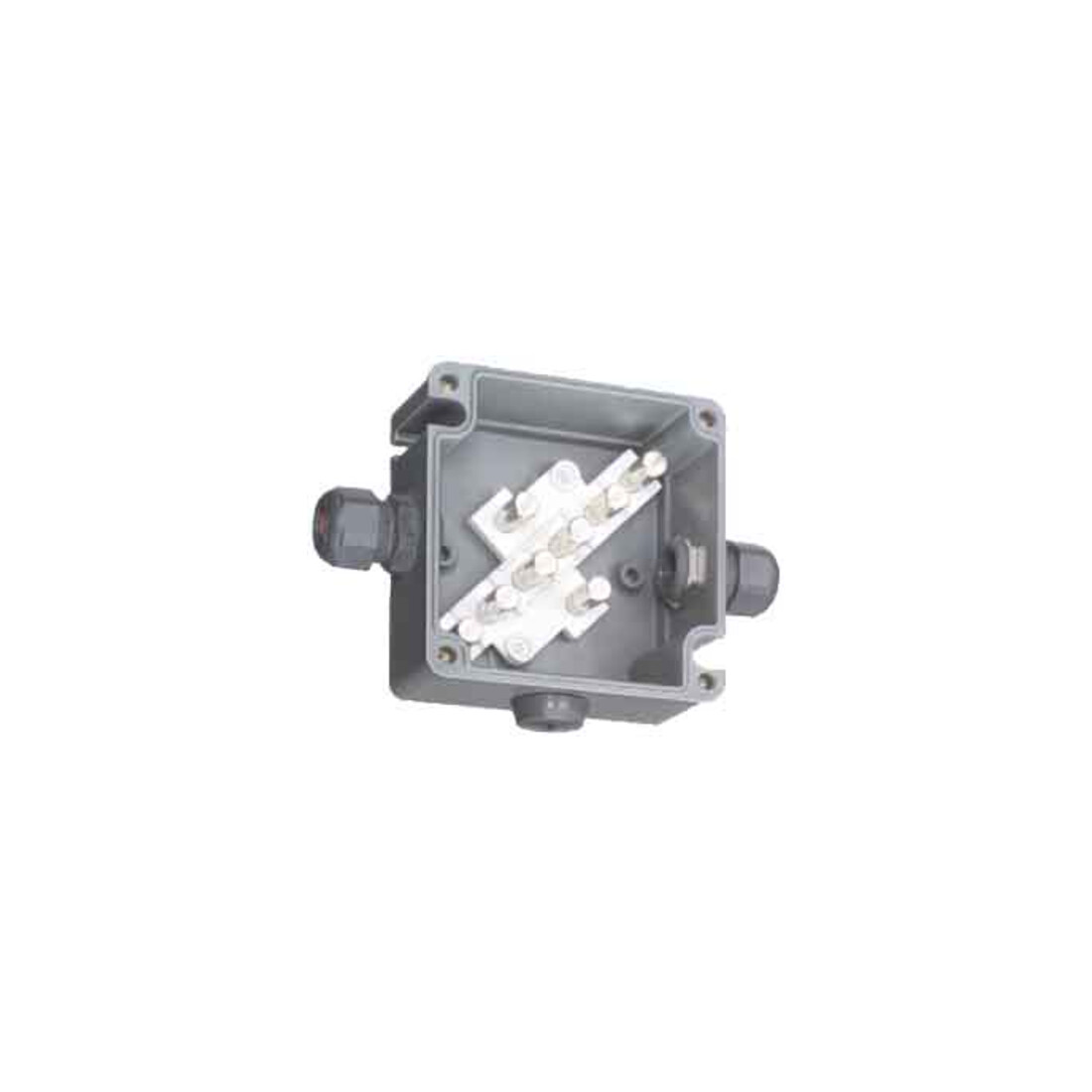 Boîte de dérivation en acier EEx e 4xM25x1,5/2xM25x1,5 8118/121-807