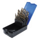 Boite de forets hélicoïdaux HSS-G M35 acier de cobalt 1 - 13 mm 25 pièces BGS
