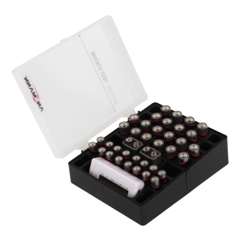 Boîte de piles Ansmann 48 avec testeur de piles