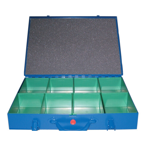 Boîte de rangement 66 × 440 × 330 mm avec 8 compartiments