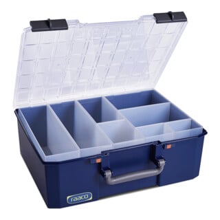 Boîte de rangement Raaco "CarryLite", nombre de compartiments : 8