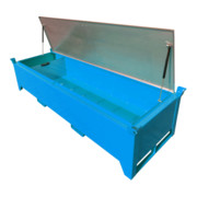 Bauer Südlohn Boîte de tubes fluorescents SL-N 220, laqué, gris souris