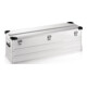 Boîte en aluminium L1182×I385×P410mm 163l avec fermeture à clapet et coins empilables-1