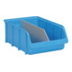 Boîtes de rangement ouvertes HÜNERSDORFF PP bleu empilable-4