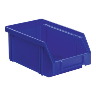 Boîtes de rangement ouvertes L160/140xl105xH75mm PS bleu LA-KA-PE