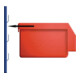 Boîtes de rangement ouvertes L160xl105xH75mm PE rouge-5