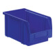 Boîtes de rangement ouvertes L230/200xl150xH127mm PS bleu LA-KA-PE-1