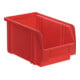 Boîtes de rangement ouvertes L230/200xl150xH127mm PS rouge LA-KA-PE-1