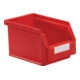 Boîtes de rangement ouvertes L230xl140xH130mm PE rouge