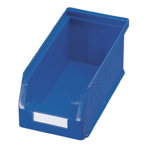 Boîtes de rangement ouvertes L290xl140xH130mm PE bleu