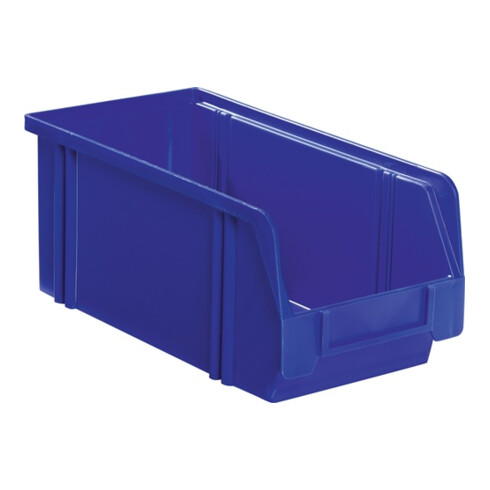Boîtes de rangement ouvertes L330/298xl210xH200mm PS bleu LA-KA-PE