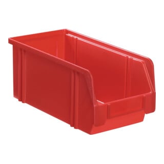 Boîtes de rangement ouvertes L330/298xl210xH200mm PS rouge LA-KA-PE