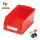 Boîtes de rangement ouvertes L350xl200xH150mm PE rouge