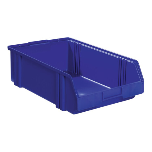 Boîtes de rangement ouvertes L468/424xl306xH145mm PS bleu LA-KA-PE