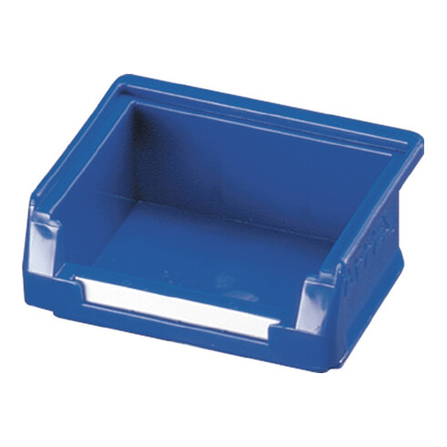 Boîtes de rangement ouvertes L85xl105xH45mm PE bleu