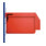 Boîte de rangement ouverte sur le devant, de couleur bleue, pour plaque à fentes en polyéthylène résistant aux chocs et aux impacts-3