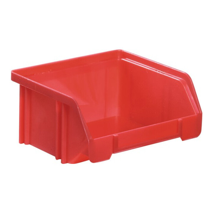 Boîtes de rangement ouvertes L88/64xl102xH51mm PS rouge LA-KA-PE