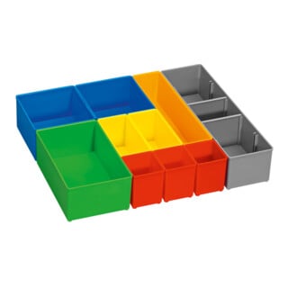 Boîtes de stockage de petites pièces Set de casiers InSet-Box pour i-BOXX 72, 10 pièces
