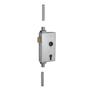 Boîtier de fermeture AMF 140UMVV-40ZW, verrouillage multiple avec serrure galvanisée (142UMV)