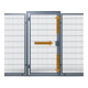 Boîtier de fermeture AMF 140UMVV-40ZW, verrouillage multiple avec serrure galvanisée (142UMV)
