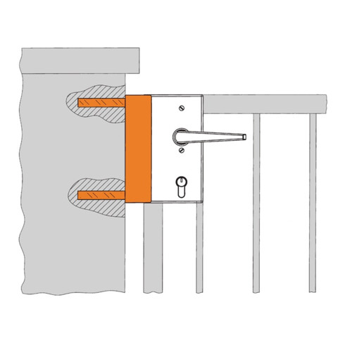 Boîtier de fermeture AMF 145-40 galvanisé pour connexion AMF