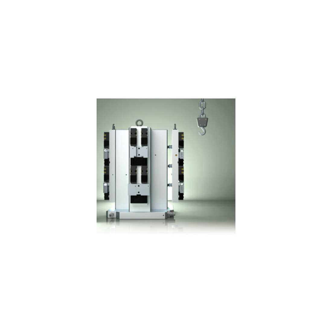 Boîtier de serrure AMF,étroit 141U,blk DIN L/R dimension A 40 dimension B 60 dimension C 173mm