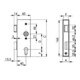 Boîtier de serrure AMF,étroit 141U,blk DIN L/R dimension A 40 dimension B 60 dimension C 173mm-4