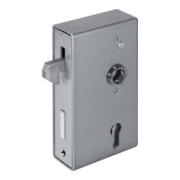 Boîtier de serrure AMF pour portillon coulissant 140S-30ZW, B.30mm H.172mm T.94mm, poli