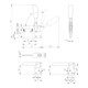 Boîtier de serrure de porte coulissante AMF 140S DIN L/R dimension A40xB94xC173mm distance tête/appuie-tête 60mm 72mm-2