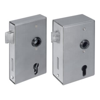 Boîtier de verrouillage AMF 140U DIN L/R dimension A40xB94,5xC173mm distance tête/appuie-tête.60mm distance 72mm