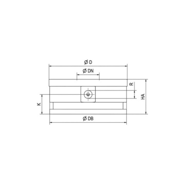 Boîtier de verrouillage AMF 140U DIN L/R dimension A40xB94,5xC173mm distance tête/appuie-tête.60mm distance 72mm