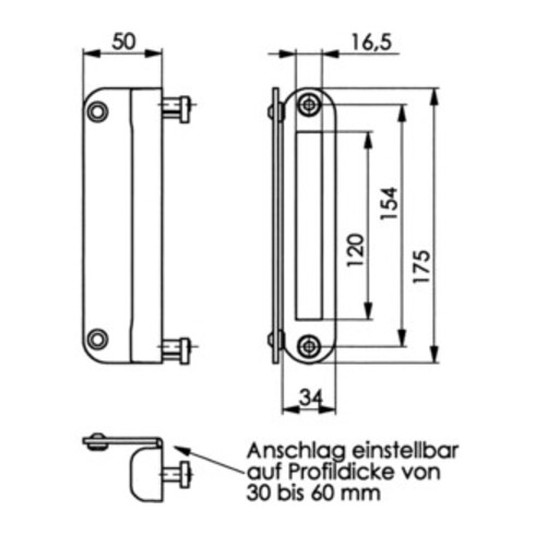 Boîtier de verrouillage AMF 145G-50 VA pour connexion AMF