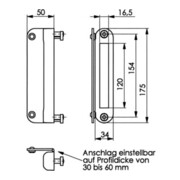 Boîtier de verrouillage AMF 145G-50 VA pour connexion AMF-5