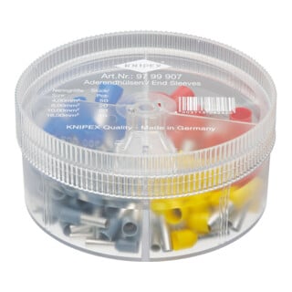 Boîtiers d'assortiment, avec embouts de câble isolés Knipex