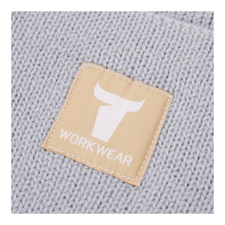Bonnet "beanie" STIER taille unique 7gg gris clair