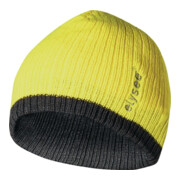 Bonnet tricoté Marisu universel jaune/gris 100 % polyacrylique FELDTMANN