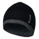 Bonnet tricoté Ole universel noir/gris 100 % polyacrylique/matelassage 100 %PES-1