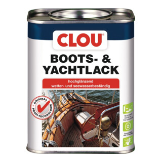 Boots-/Yachtlack farblos glänzend 0,75l Dose CLOU