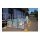 Borne de blocage PP jaune/noir Ø 63 mm avec œillet pour installation-5