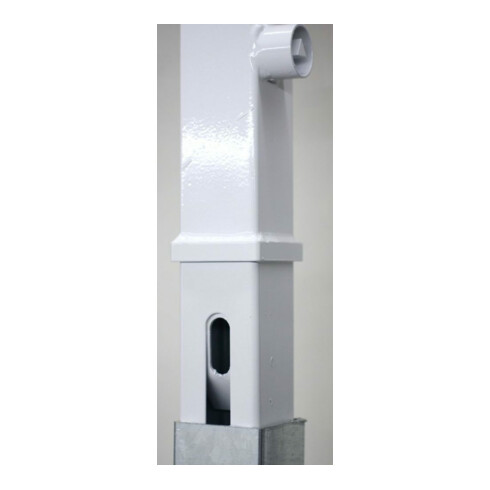 Borne de délimitation 70x70 rouge/blanc amovible 1400 mm