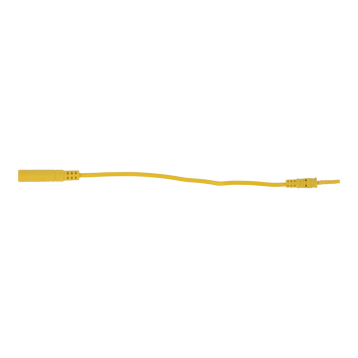 Borne d’entrée 4,0 mm sur douille d'adaptateur d'essai 1,5 mm ronde (noir)