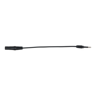 Borne d’entrée 4,0 mm sur fiche d’adaptateur d’essai 2,0 mm ronde (noir)