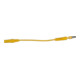 Borne d’entrée 4,0 mm sur fiche d’adaptateur d’essai 5,0 mm plat (jaune)