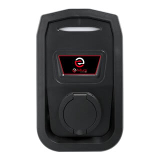 Borne efuturo KS Tools avec prise de type 2, monophase, jusqu’à 7,4 kW, 32 A, 230 V, mode 3, sans contrôle d’accès RFID, avec compteur