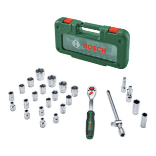 Bosch 1/2"-ratelset 26-dlg. handgereedschap