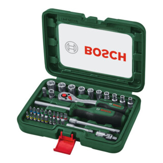 Bosch 1/4"-ratelset 37-delig handgereedschap
