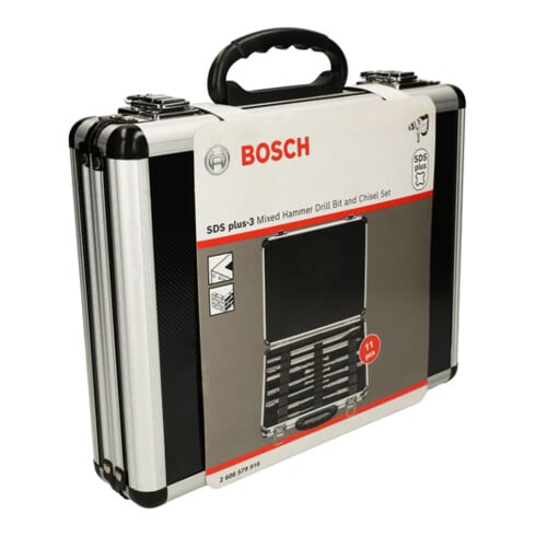 Bosch 11-tlg Hammerbohrer- und Meißel-Set SDS plus-3