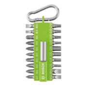 Bosch 21-teiliges Schrauberbit-Set mit Snap-hook, Hellgrün